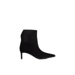 Khaite Ona Ankle Boot in Black Suede