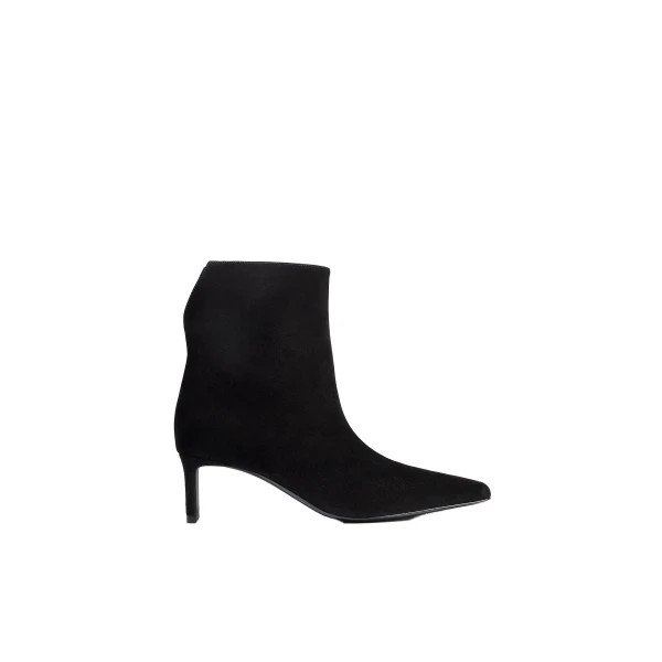 Ona Ankle Boot in Black Suede