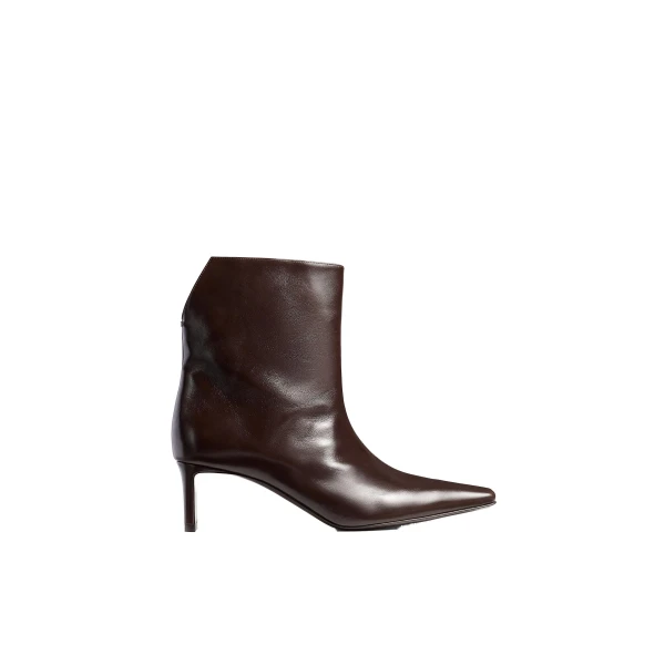 Ona Ankle Boot in Chocolate Glazed Leather
