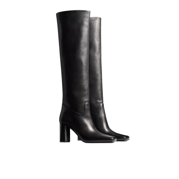 Petra Knee-High Boot in Black - Image 2