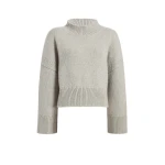 Khaite Phelps Sweater in Pewter | Knitwear | Luxury Shoes 
