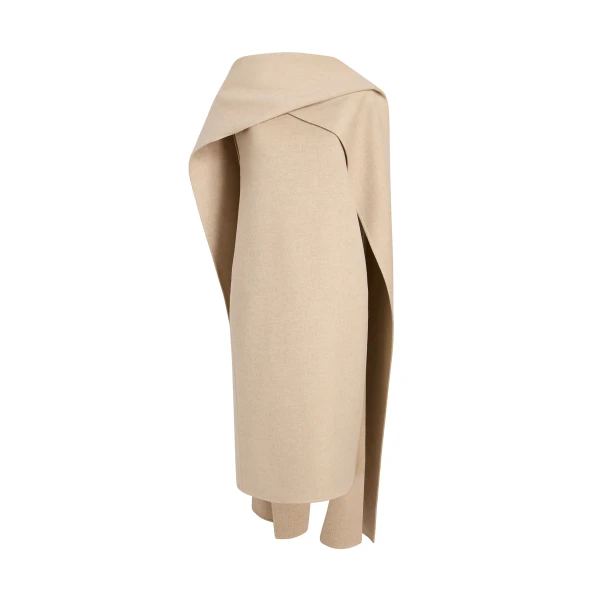 Khaite Ramona Dress in Oatmeal | Dresses | Luxury Shoes 