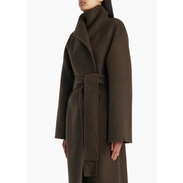 Romare Coat in Army Melange - Image 4