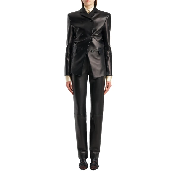 Ryden Pant in Black Leather - Image 2