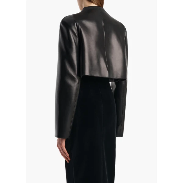 Samo Jacket in Black Leather - Image 4