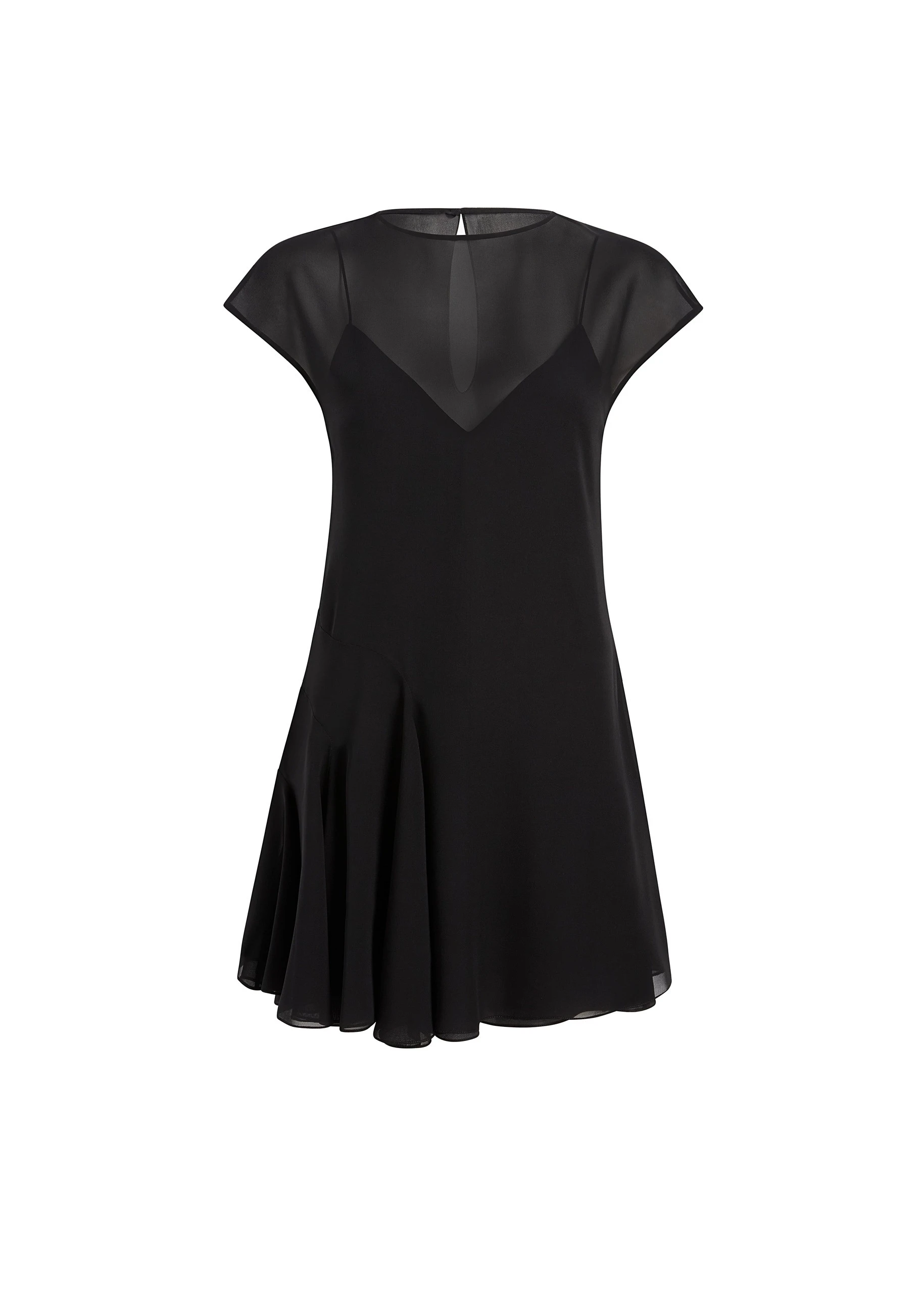 Khaite Scarla Dress in Black Silk | Dresses | Luxury Shoes Khaite Scarla Dress in Black Silk | Dresses | Luxury Shoes