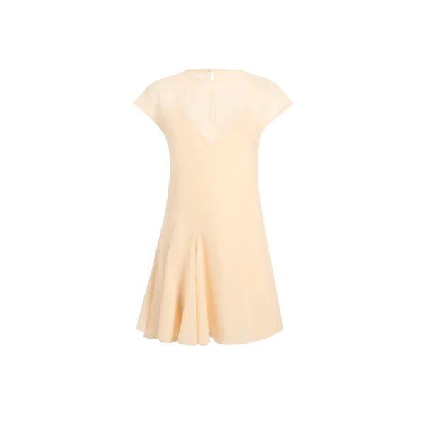 Scarla Dress in Champagne Silk