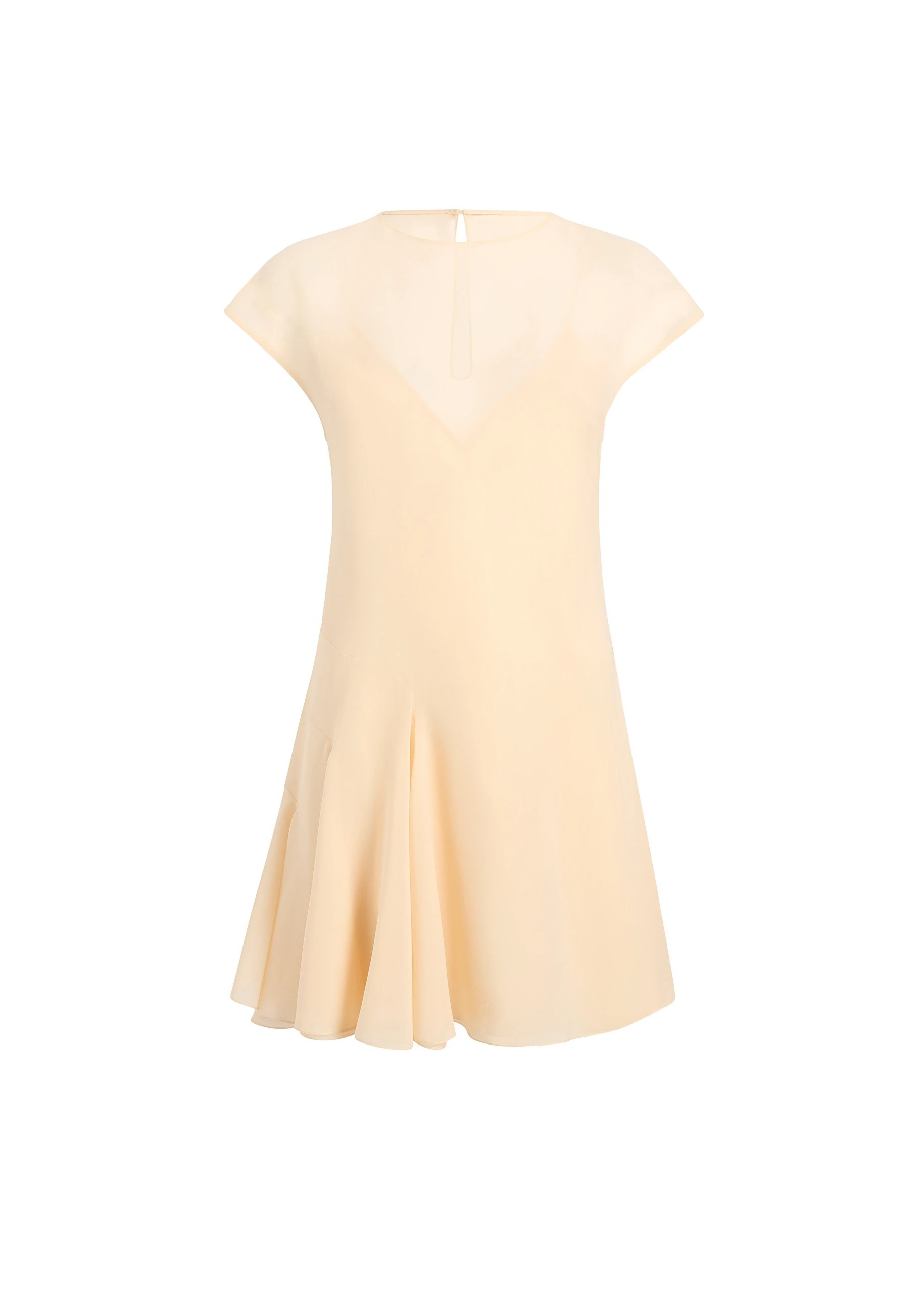 Khaite Scarla Dress in Champagne Silk | Dresses | Luxury Shoes Khaite Scarla Dress in Champagne Silk | Dresses | Luxury Shoes