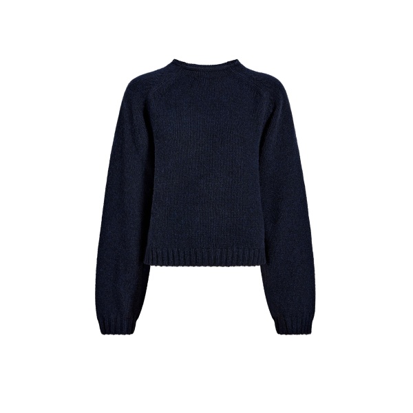 Khaite Simone Sweater in Deep Navy | Knitwear | Luxury Shoes 