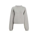 Khaite Simone Sweater in Pewter | Knitwear | Luxury Shoes 
