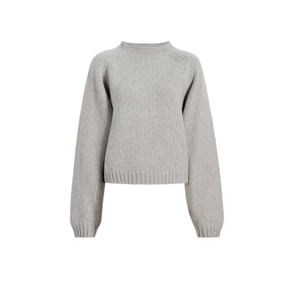 Khaite Simone Sweater in Pewter | Knitwear | Luxury Shoes 
