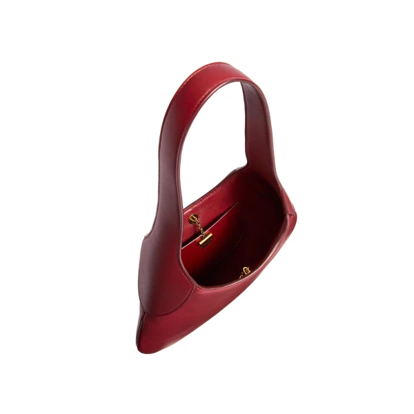 Small Joan Hobo in Oxblood - Image 5