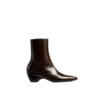 Khaite Sybil Ankle Boot in Cacao