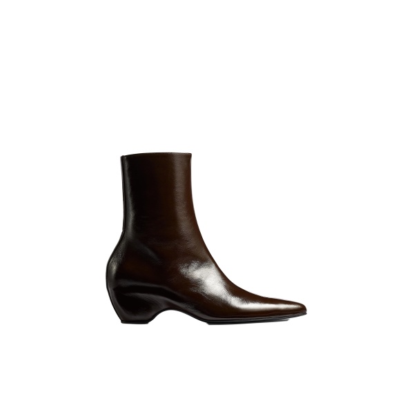 Khaite Sybil Ankle Boot in Cacao