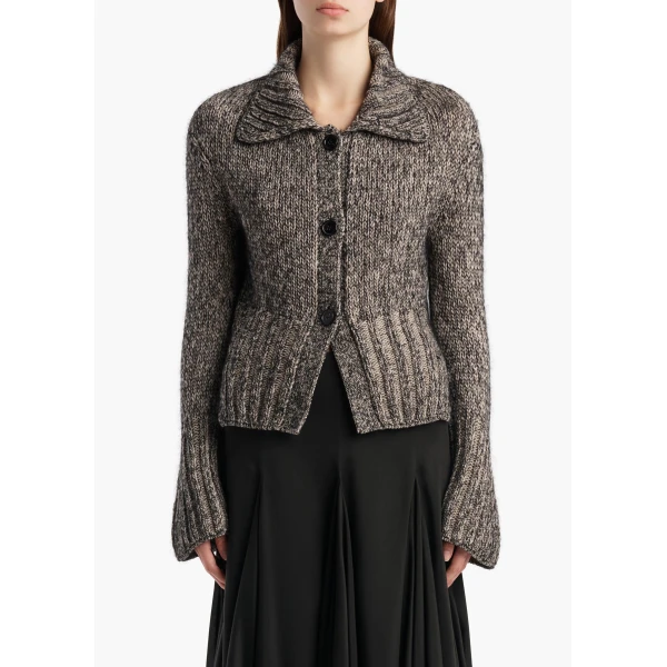 Takeo Cardigan in Sepia and Black Multi - Image 3