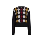 Khaite Tammy Sweater in Black Multi | Knitwear | Luxury Shoes 