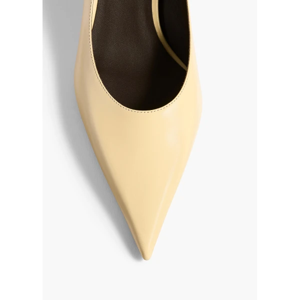 Valerie Low Pump in Butter Glazed Leather - Image 5