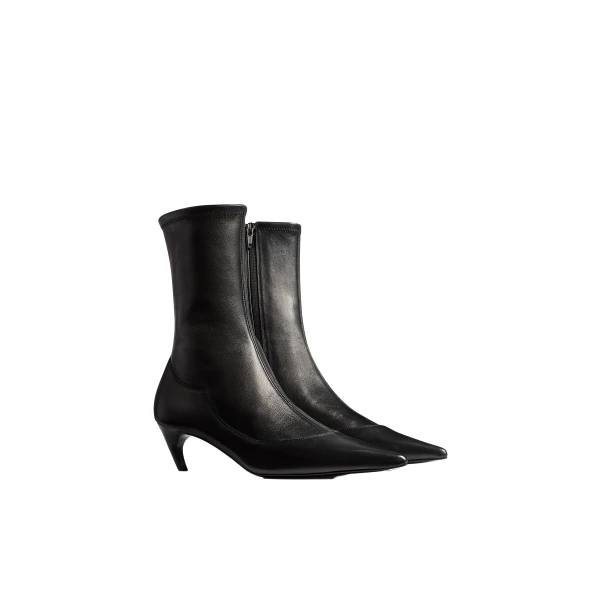Valerie Mid-Calf Boot in Black - Image 2