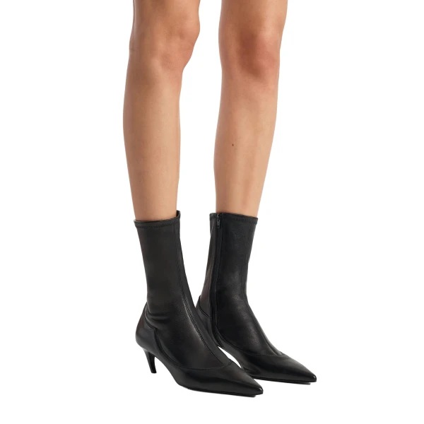 Valerie Mid-Calf Boot in Black - Image 3