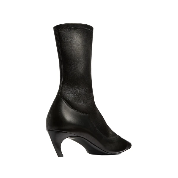 Valerie Mid-Calf Boot in Black - Image 4