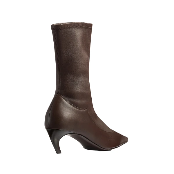 Valerie Mid-Calf Boot in Chocolate - Image 4