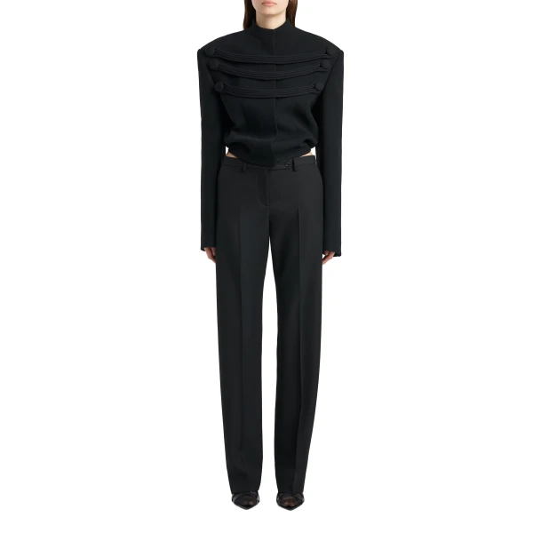 York Jacket with Cord Embroidery in Black - Image 2
