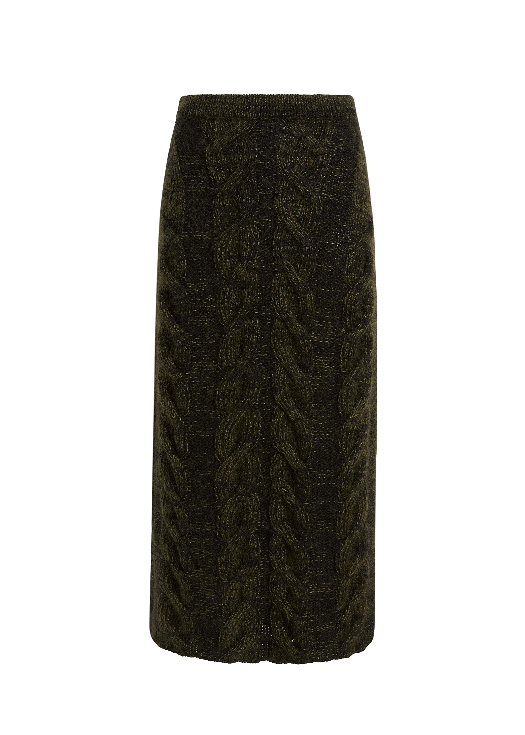 Khaite Ziva Skirt in Black and Olive Multi | Skirts | Luxury Shoes Khaite Ziva Skirt in Black and Olive Multi | Skirts | Luxury Shoes