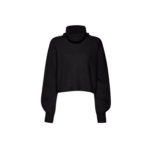 Cashmere Turtleneck Sweater in Black
