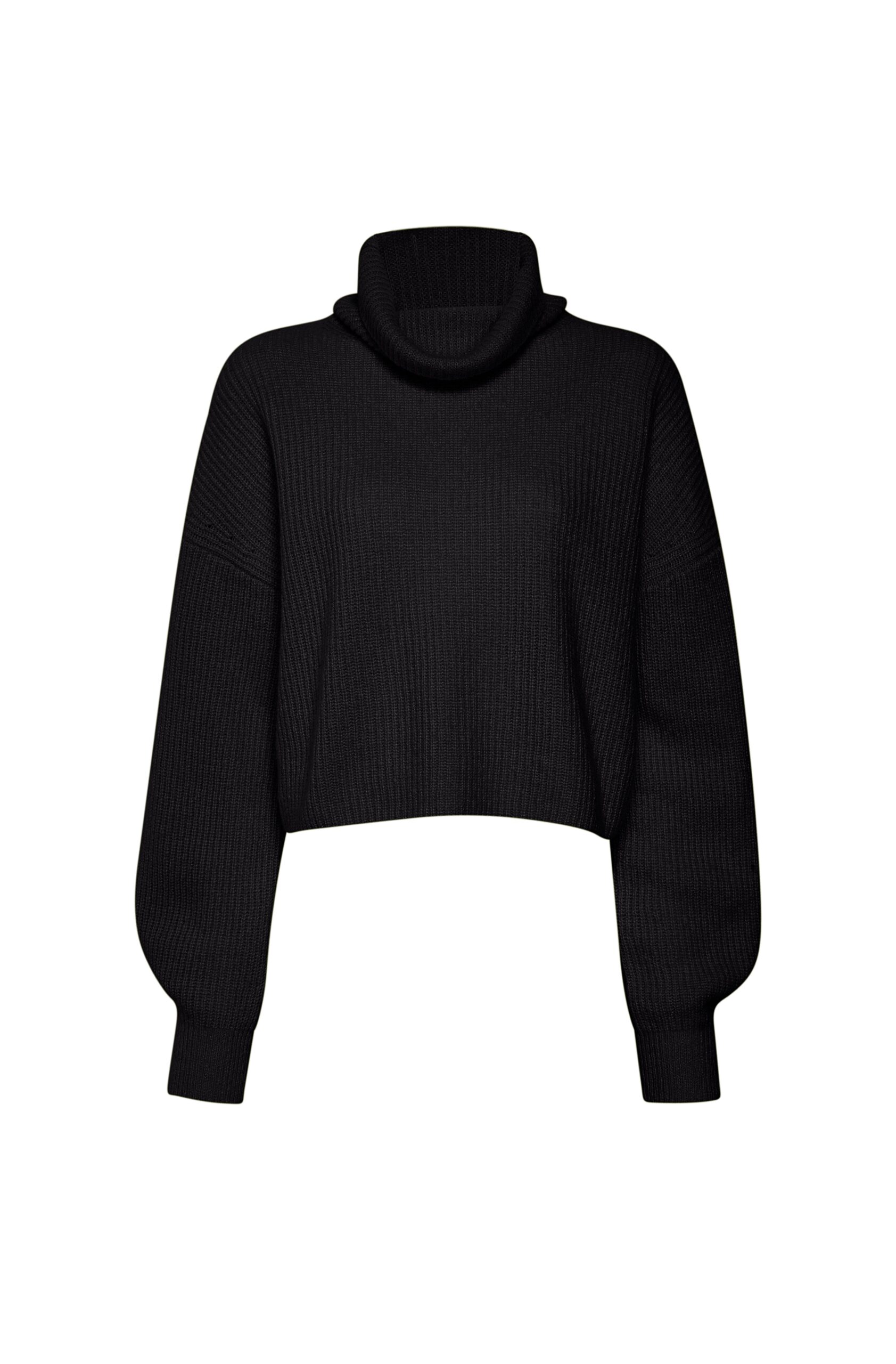Cashmere Turtleneck Sweater in Black
