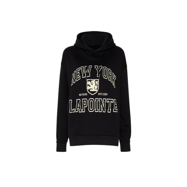 Cotton Logo Sweatshirt in Black