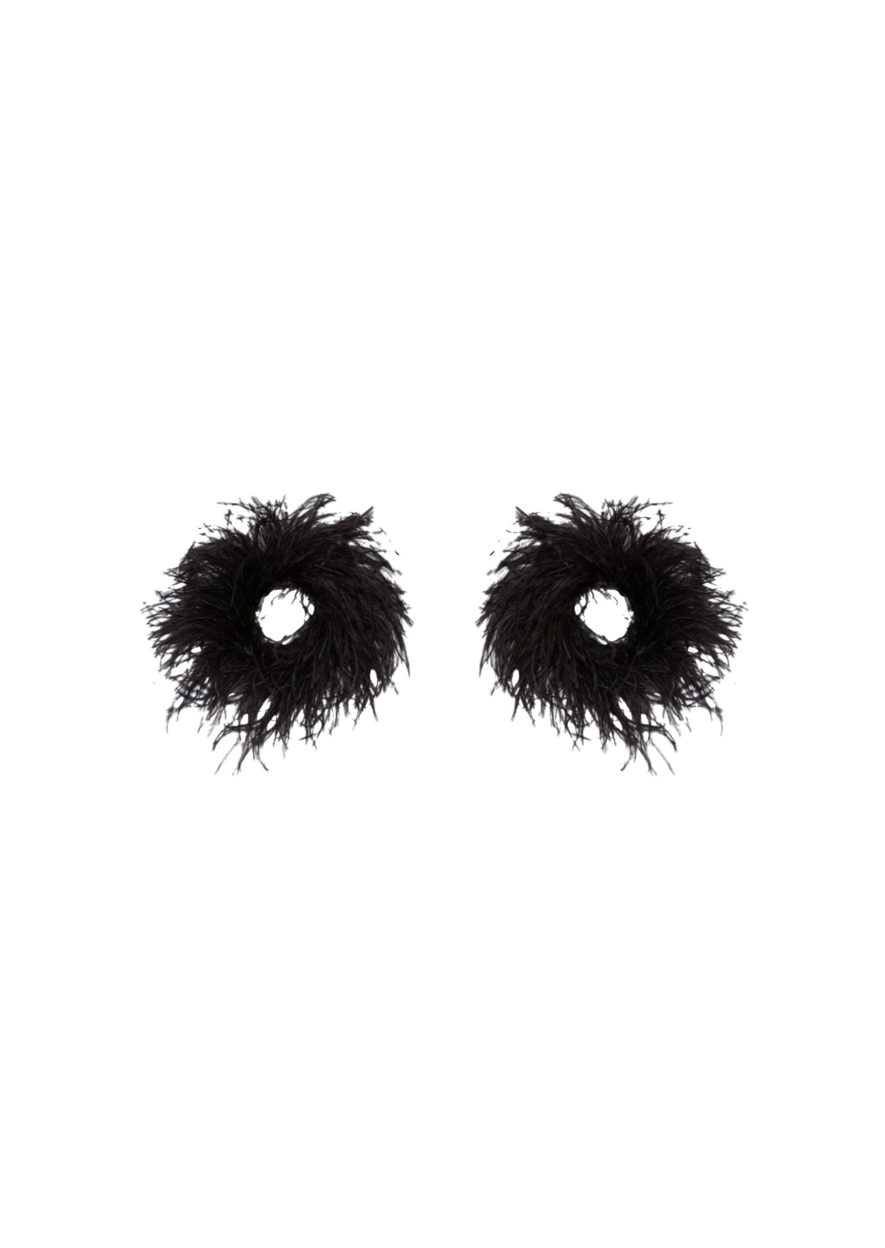 LaPointe Feather Cuffs in Black LaPointe