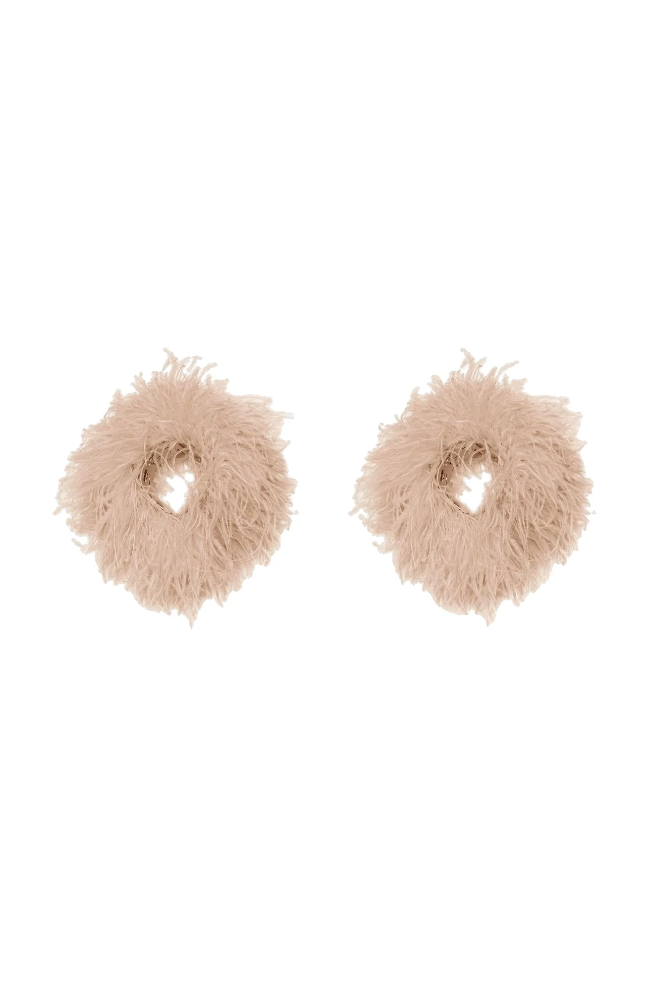 LaPointe Feather Cuffs in Oat LaPointe