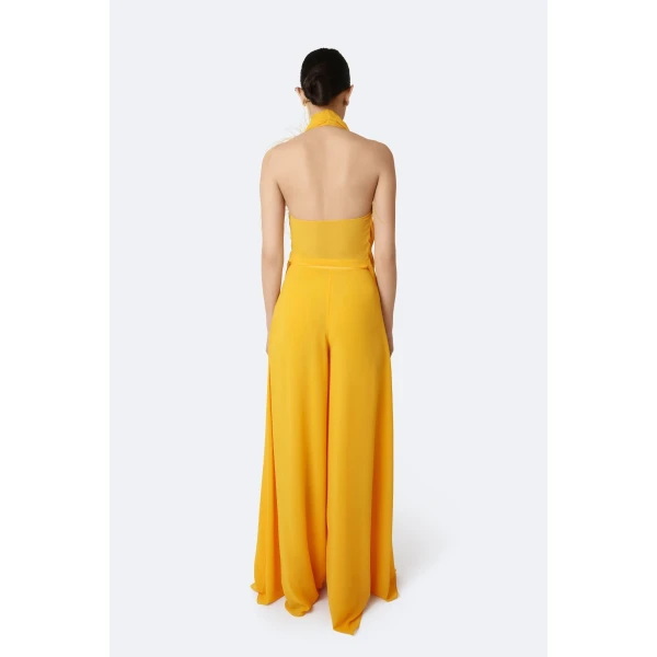 lightweight georgette wide leg pant