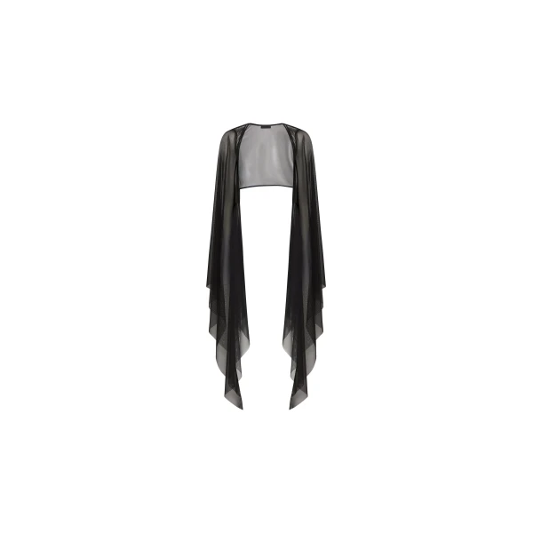 Mesh Shrug in Black