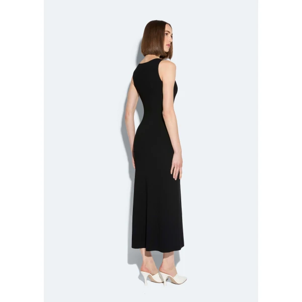 viscose waist tie dress