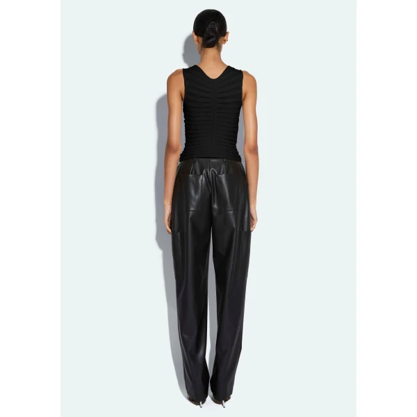 viscose wide ribbed tank top
