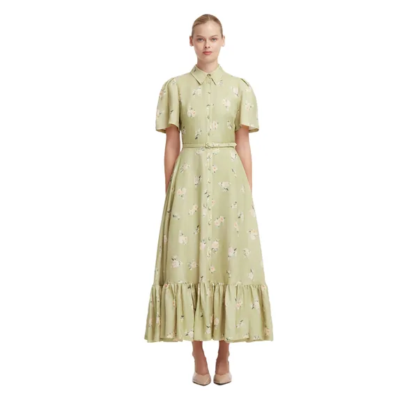 Becca Short Sleeve Midi Dress