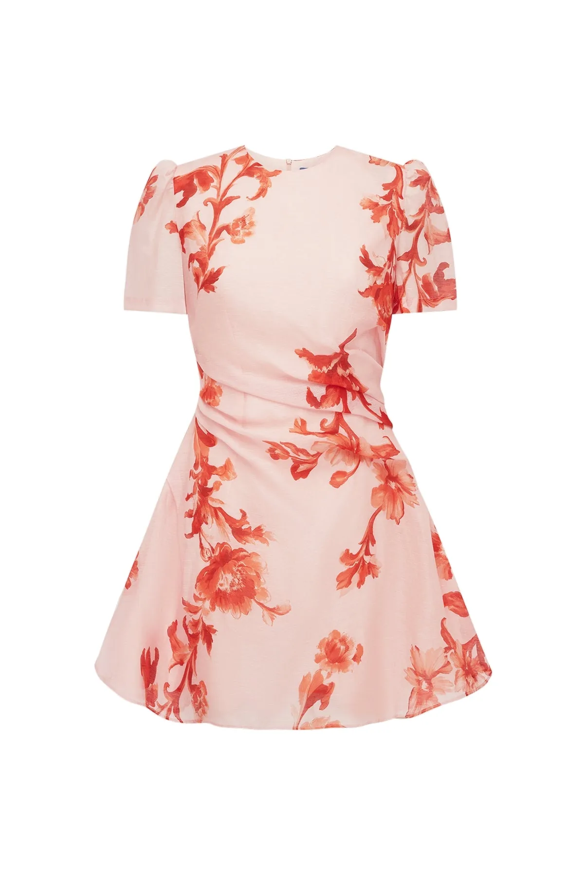 Elyse Short Sleeve Mini Dress in Magnolia Print
