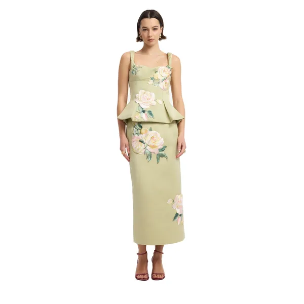 Pistachio Rose Print
