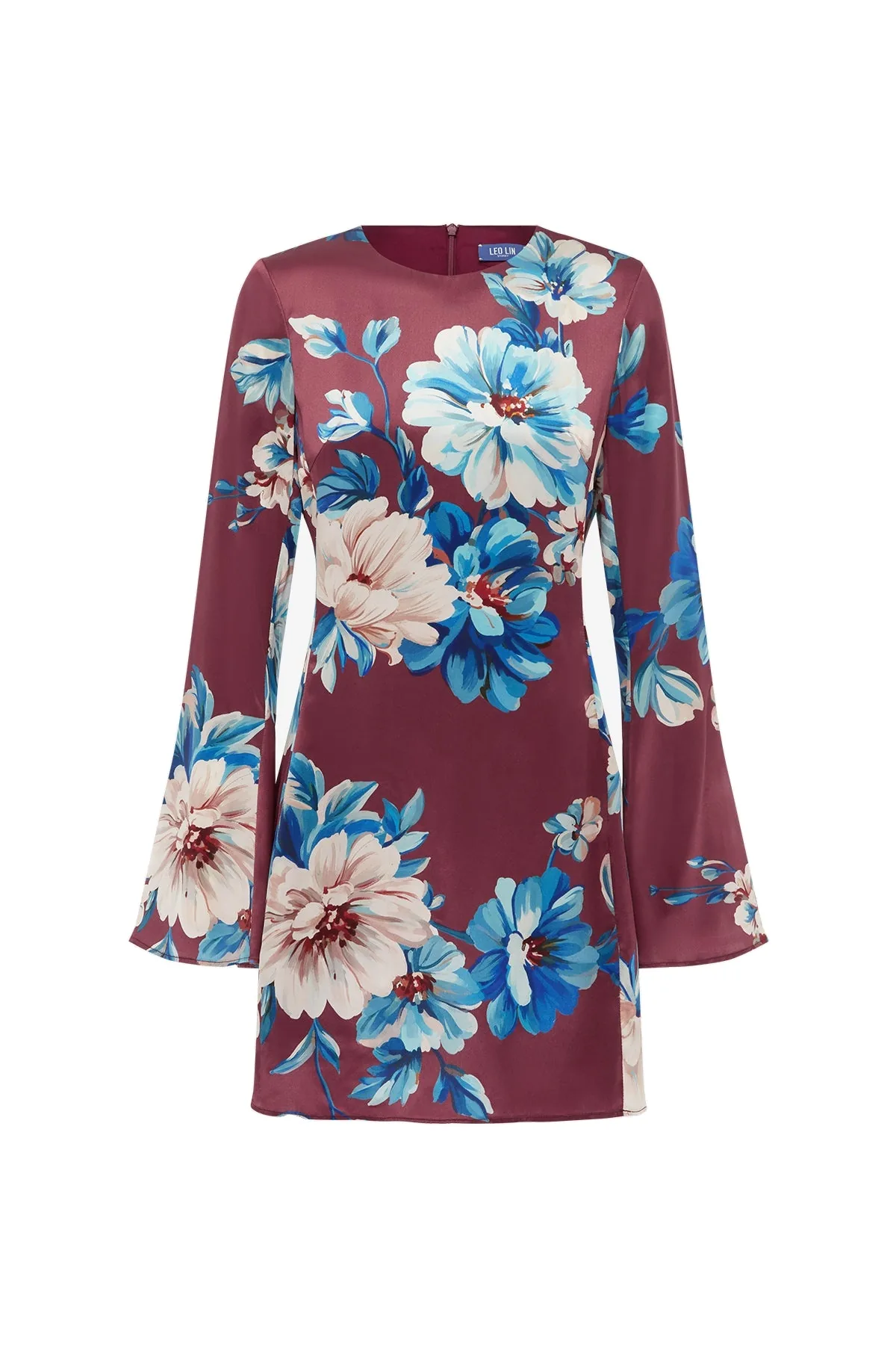 Suzanne Bell Sleeve Mini Dress in Cosmos Print