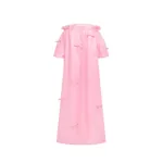 Leo Lin Liana Bow Off Shoulder Maxi Dress in Pink