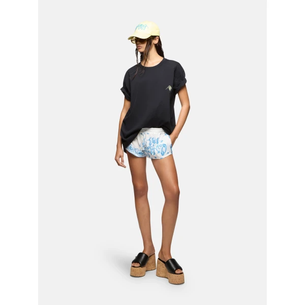 Light blue and white shorts