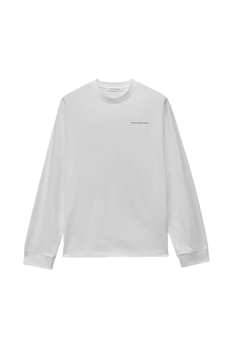 Lily-T-Shirt-in-White-Silver-Cecilie-Bahnsen-Tops-white Cecilie Bahnsen t-shirt