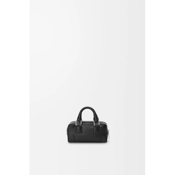 Loewe Amazona Nano in shiny calfskin, Black | Clutch Bags | Luxury Shoes 