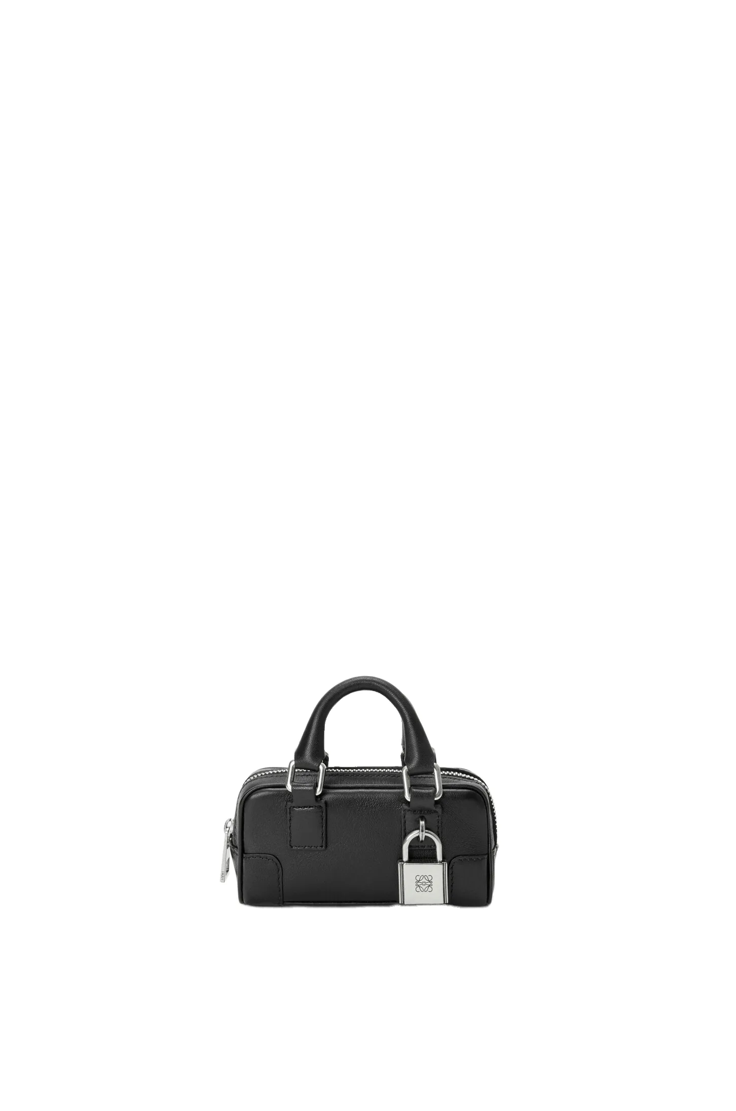 Loewe Amazona Nano in shiny calfskin, Black | Clutch Bags | Luxury Shoes Loewe Amazona Nano in shiny calfskin, Black | Clutch Bags | Luxury Shoes