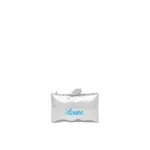 Loewe Blown minaudiere in brass and enamel, Silver/Blue | Mini Bags | Luxury Shoes Loewe Blown minaudiere in brass and enamel, Silver/Blue | Mini Bags | Luxury Shoes