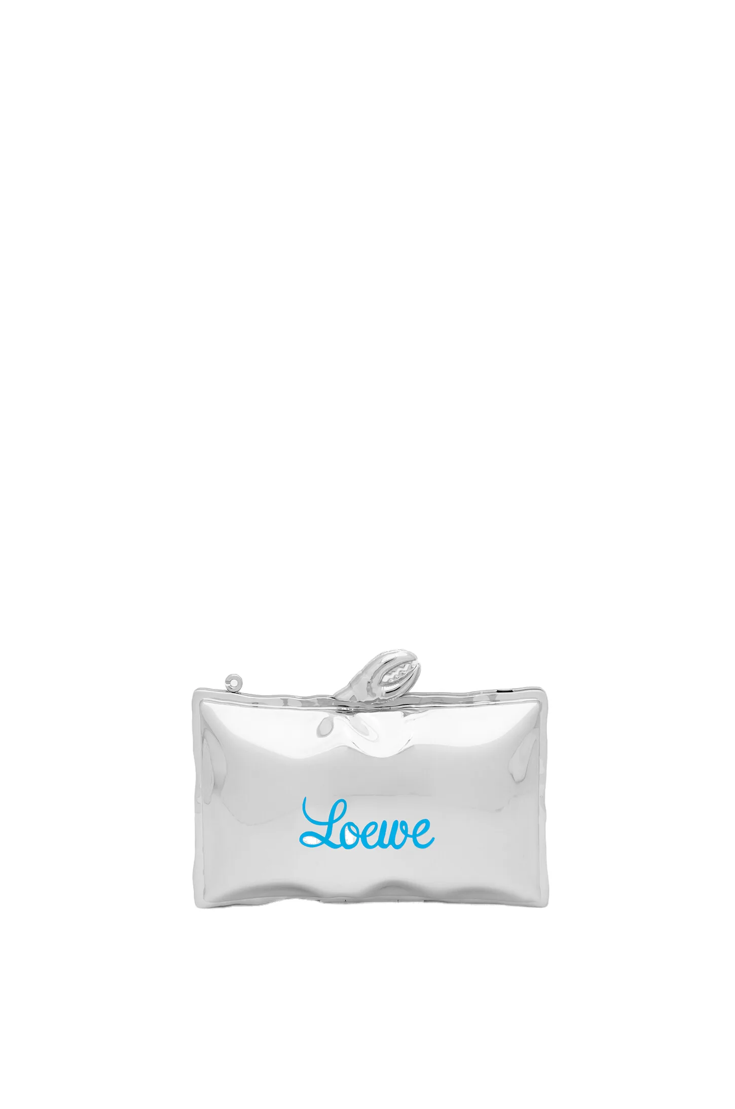 Loewe Blown minaudiere in brass and enamel, Silver/Blue | Mini Bags | Luxury Shoes Loewe Blown minaudiere in brass and enamel, Silver/Blue | Mini Bags | Luxury Shoes