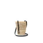 Loewe Braid pocket in iraca palm and calfskin, Natural/Black | Clutch Bags | Luxury Shoes Loewe Braid pocket in iraca palm and calfskin, Natural/Black | Clutch Bags | Luxury Shoes