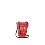 Loewe Braid pocket in iraca palm and calfskin, Red/Natural | Clutch Bags | Luxury Shoes Loewe Braid pocket in iraca palm and calfskin, Red/Natural | Clutch Bags | Luxury Shoes
