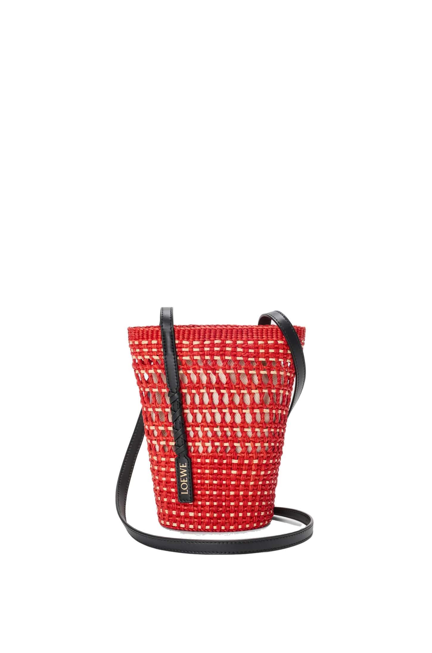 Loewe Braid pocket in iraca palm and calfskin, Red/Natural | Clutch Bags | Luxury Shoes Loewe Braid pocket in iraca palm and calfskin, Red/Natural | Clutch Bags | Luxury Shoes